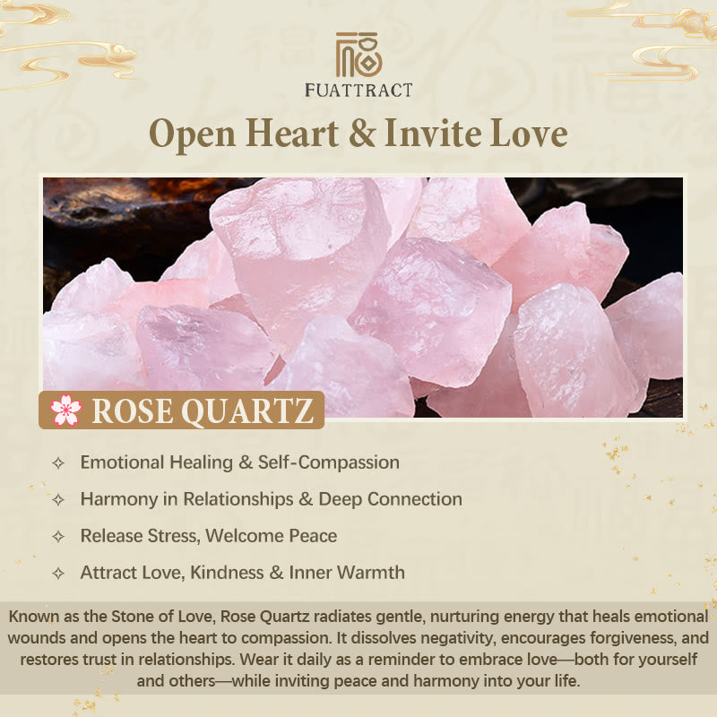 FuAttract Manifest Love & Fortune – Rose Quartz Bracelet with Pixiu - image 7