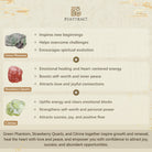 FuAttract Harmonizing Abundance and Love with Green Phantom, Strawberry Quartz & Citrine Pixiu Bracelet - image 5