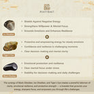 FuAttract Blessed Clarity – Ice Obsidian Pixiu with Tiger Eye & Om Mani Padme Hum Beads Bracelet - image 7