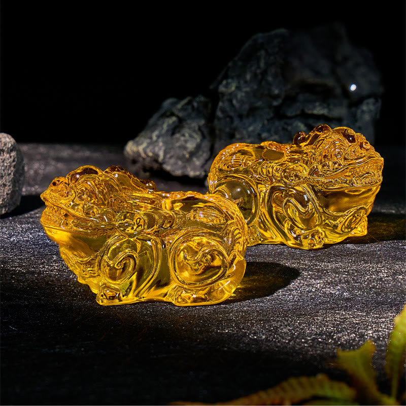 FuAttract Wealth Harmony Decoration – Citrine Pixiu Pair for Home and Office - image 3
