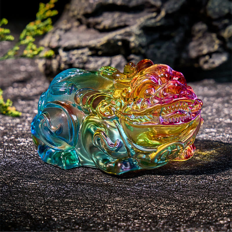 FuAttract Wealth Harmony Decoration – Multicolor Glaze Pixiu Pair for Home and Office - image 6