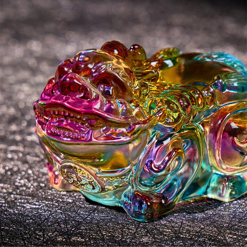 FuAttract Wealth Harmony Decoration – Multicolor Glaze Pixiu Pair for Home and Office - image 5