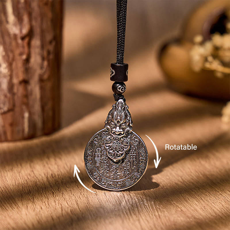 FuAttract Wealth & Prosperity Mountain Ghosts Spend Money Copper Pixiu Necklace - image 3
