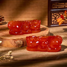 FuAttract Harmony & Prosperity – Amber Pixiu Pair Decoration - Large - image 10