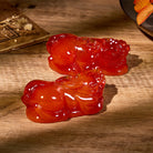 FuAttract Harmony & Prosperity – Amber Pixiu Pair Decoration - image 2