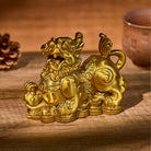 FuAttract Wealth Guardian – Brass Pixiu Pair with Coin Stomping Design for Home and Office - image 9