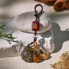FuAttract Guardian Blessings – White Copper Pixiu Keychain with Ping An Buckle - image 3
