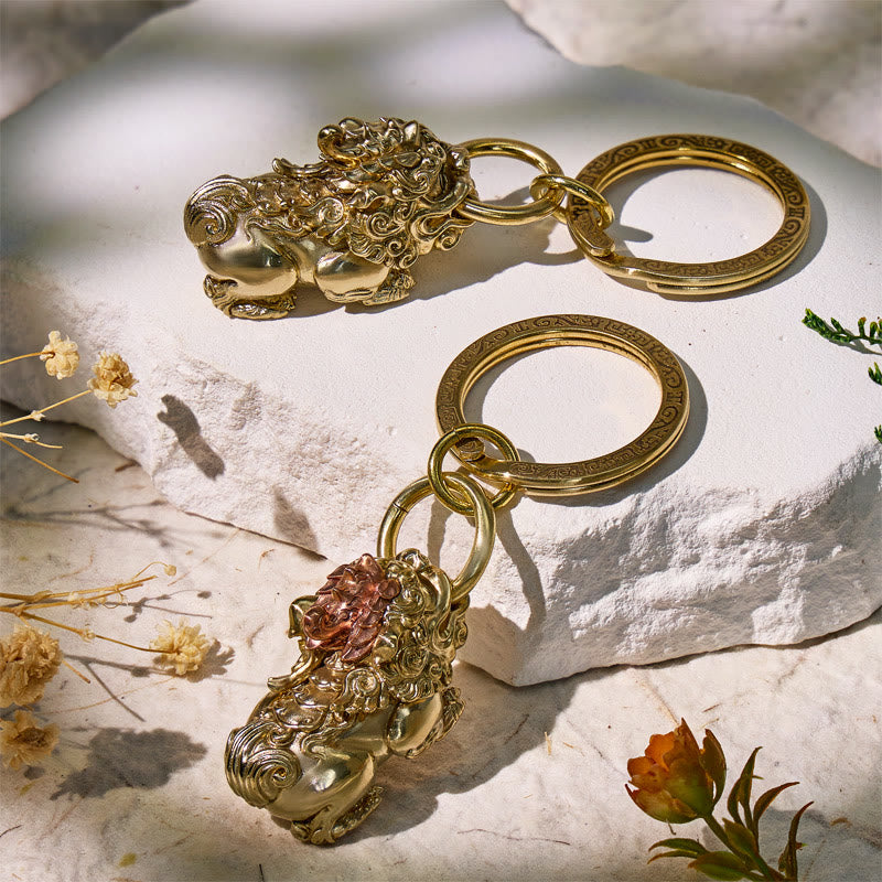 FuAttract Prosperity Keeper – Pixiu Keychain for Luck and Abundance - image 1