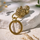 FuAttract Prosperity Keeper – Pixiu Keychain for Luck and Abundance - Gold Horn - image 0