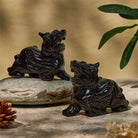 FuAttract Protection & Prosperity Black Obsidian Pixiu Ornament – Feng Shui Wealth Office Figurine - 4.72in/12cm - image 0