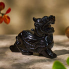 FuAttract Protection & Prosperity Black Obsidian Pixiu Ornament – Feng Shui Wealth Office Figurine - image 5