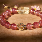 FuAttract Love Blessing Bracelet – Strawberry Quartz & Pixiu - image 5