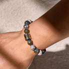 FuAttract Focus & Prosperity Cloisonne Map Stone Bracelet – Rotating Pixiu & Six Syllable Mantra - image 4