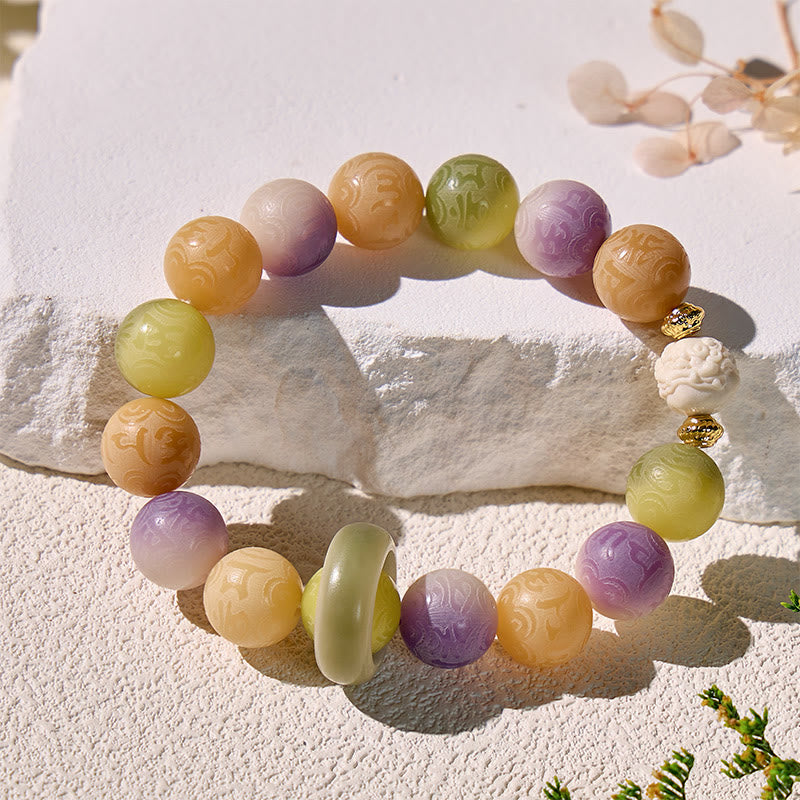 FuAttract Harmony & Fortune Bracelet – Bodhi Beads with Antler Pixiu - image 1