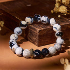 FuAttract Orca Agate Pixiu Bracelet for Protection & Emotional Balance - 10mm - image 0
