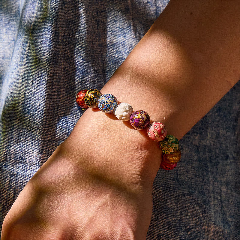 FuAttract Prosperity & Protection Bracelet – Daqi Beads & Antler Pixiu Charm - image 3