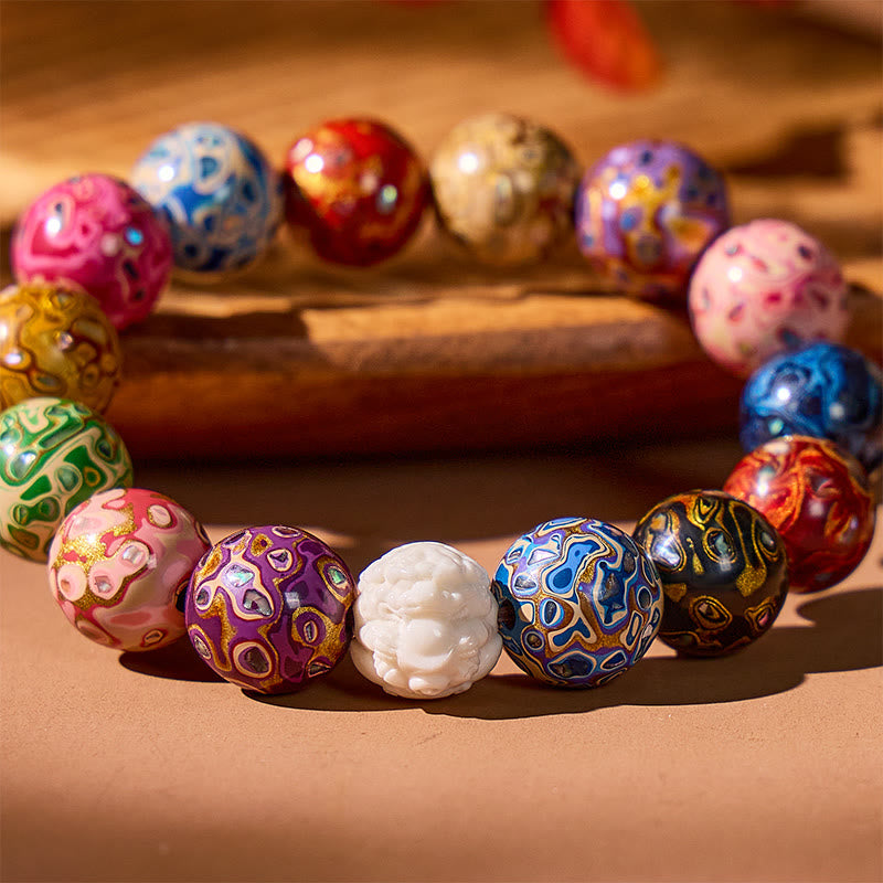 FuAttract Prosperity & Protection Bracelet – Daqi Beads & Antler Pixiu Charm - image 6