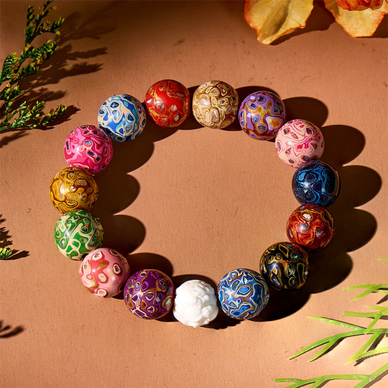 FuAttract Prosperity & Protection Bracelet – Daqi Beads & Antler Pixiu Charm - image 5