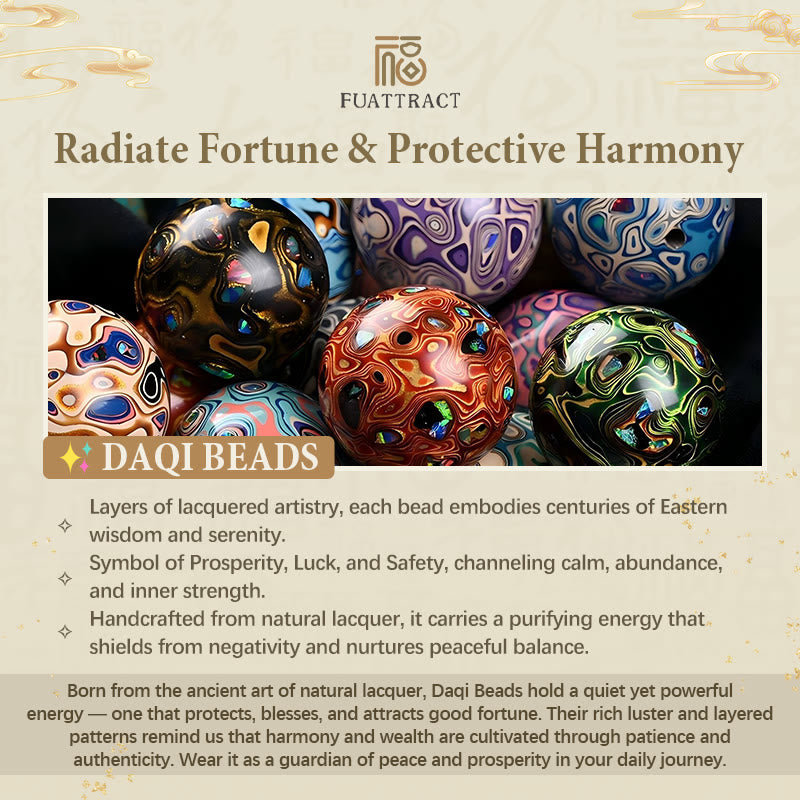 FuAttract Prosperity & Protection Bracelet – Daqi Beads & Antler Pixiu Charm - image 6