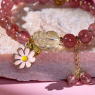 FuAttract Love Blessing Bracelet – Strawberry Quartz & Pixiu - image 3