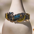 FuAttract Fortune Guardian Bracelet – Pixiu + Nine-Eyed Dzi Bead - 8.5in/21.5cm - image 0