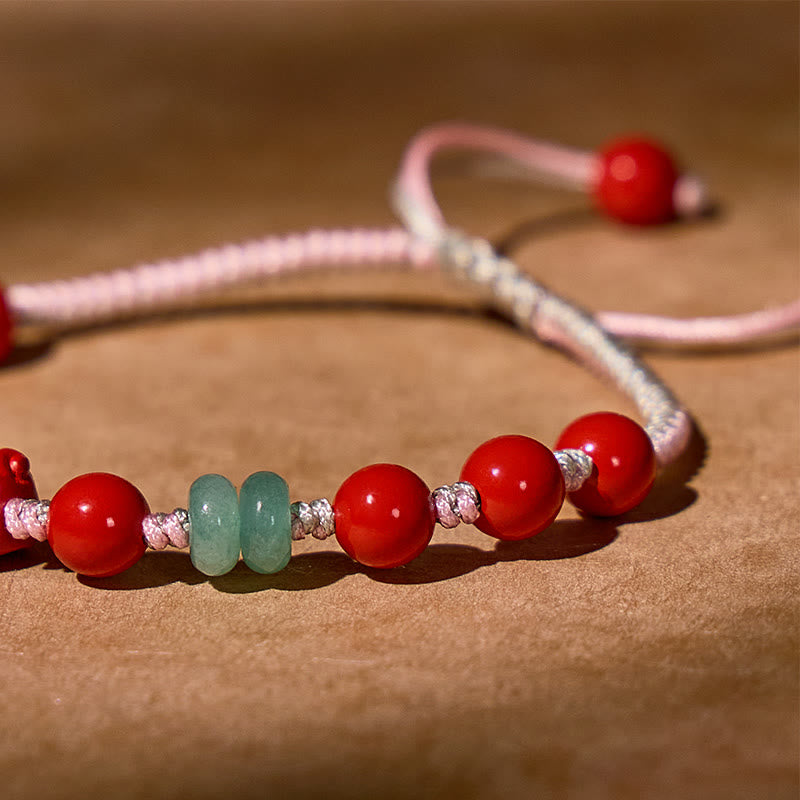 FuAttract Protection & Luck Cinnabar Bracelet – Pixiu + Handwoven Red String - image 4
