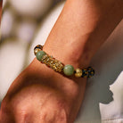 FuAttract Protection & Prosperity Bracelet – Black Onyx Lucky Coin Mantra Beads & Jade - image 9