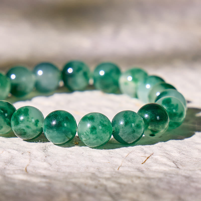 FuAttract Verdant Whisper – Bracelet of Gentle Abundance Moss Chalcedony & Jade - image 3