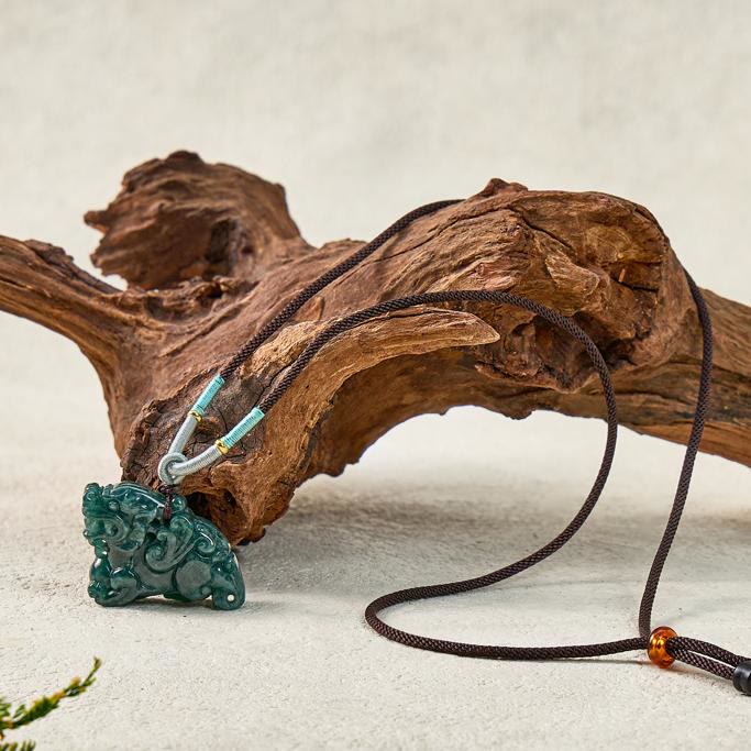 FuAttract Abundance & Luck Jade Pixiu Guardian Necklace - image 9