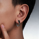 FuAttract Wealth Protection Silver Huggie Earrings – Pixiu Energy - image 10