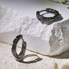 FuAttract Wealth Protection Silver Huggie Earrings – Pixiu Energy - image 9