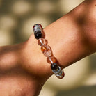 FuAttract Spiritual Healing Pixiu Bracelet – Clear Quartz, Silver Obsidian & Super Seven Stones - image 3