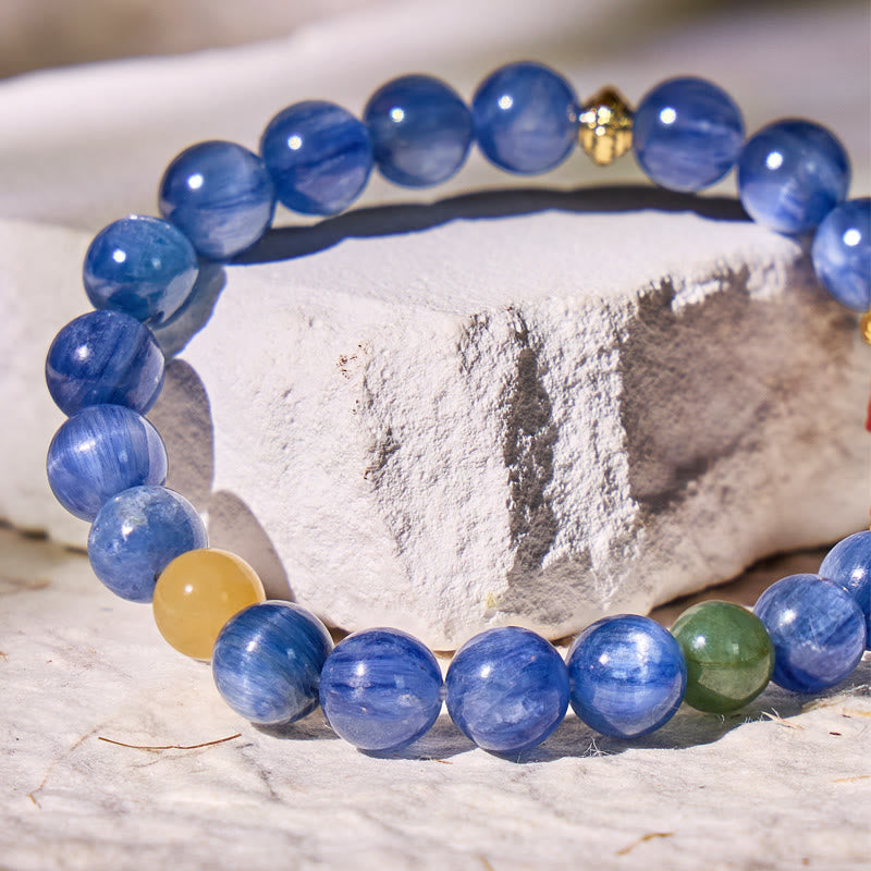 FuAttract Clarity & Prosperity Bracelet – Pixiu + Kyanite & Jade - image 6