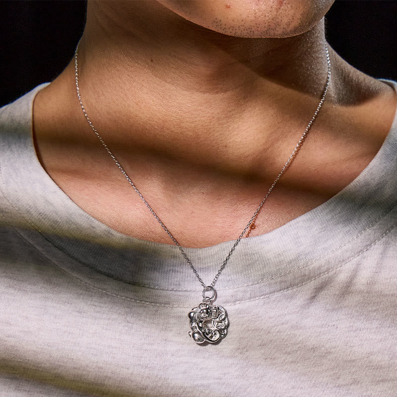 FuAttract Wealth & Protection Necklace – Pixiu Coin Amulet - image 2