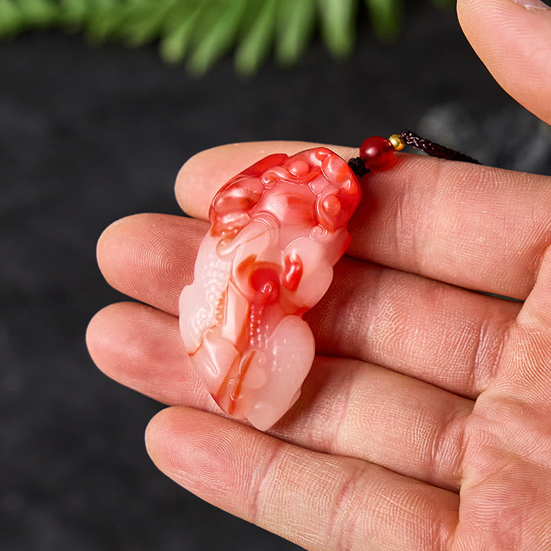 FuAttract Bloodstone Pixiu Pendant Necklace – Guardian of Power and Prosperity - image 1