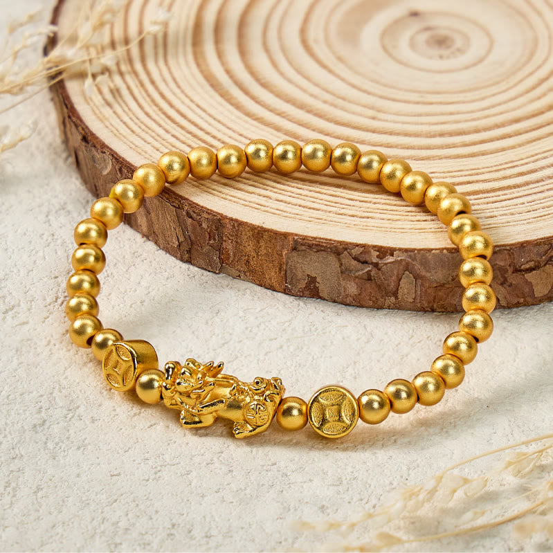 FuAttract Manifest Abundance Bracelet with Brass Pixiu Charm - image 2