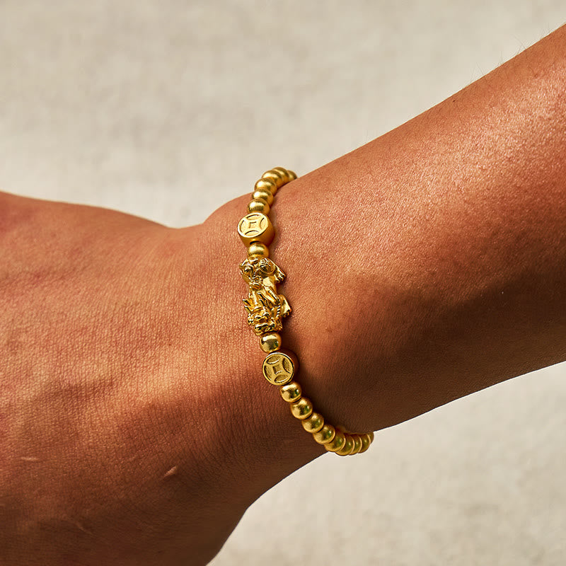 FuAttract Manifest Abundance Bracelet with Brass Pixiu Charm - image 3