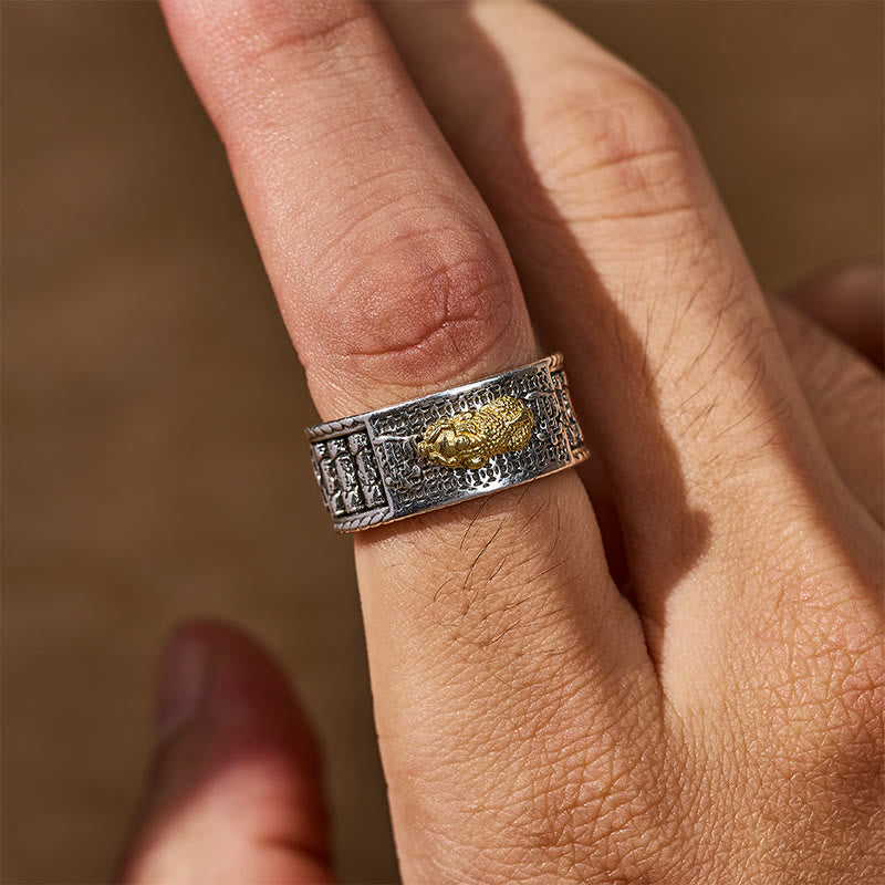 FuAttract Pixiu Wealth & Abundance Prayer Wheel Ring | Feng Shui Luck - image 3