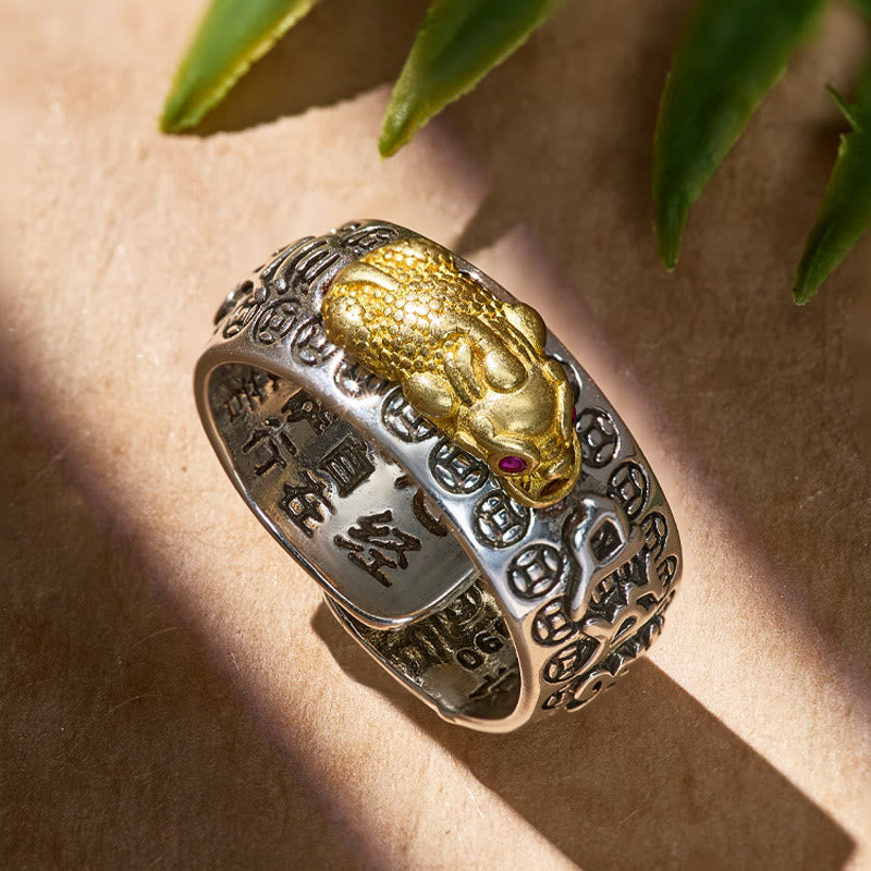 FuAttract FengShui Pixiu Mantra Ring for Wealth Success & Protection - image 3