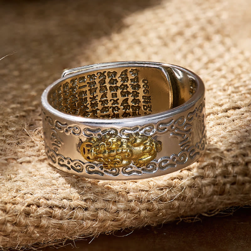 FuAttract Fortune-Attracting Om Mani Padme Hum Pixiu Ring - image 4