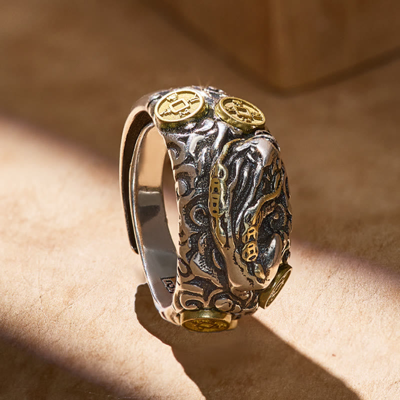 FuAttract Lucky Coin Prosperity Ring – Abundance Pixiu Edition - image 5