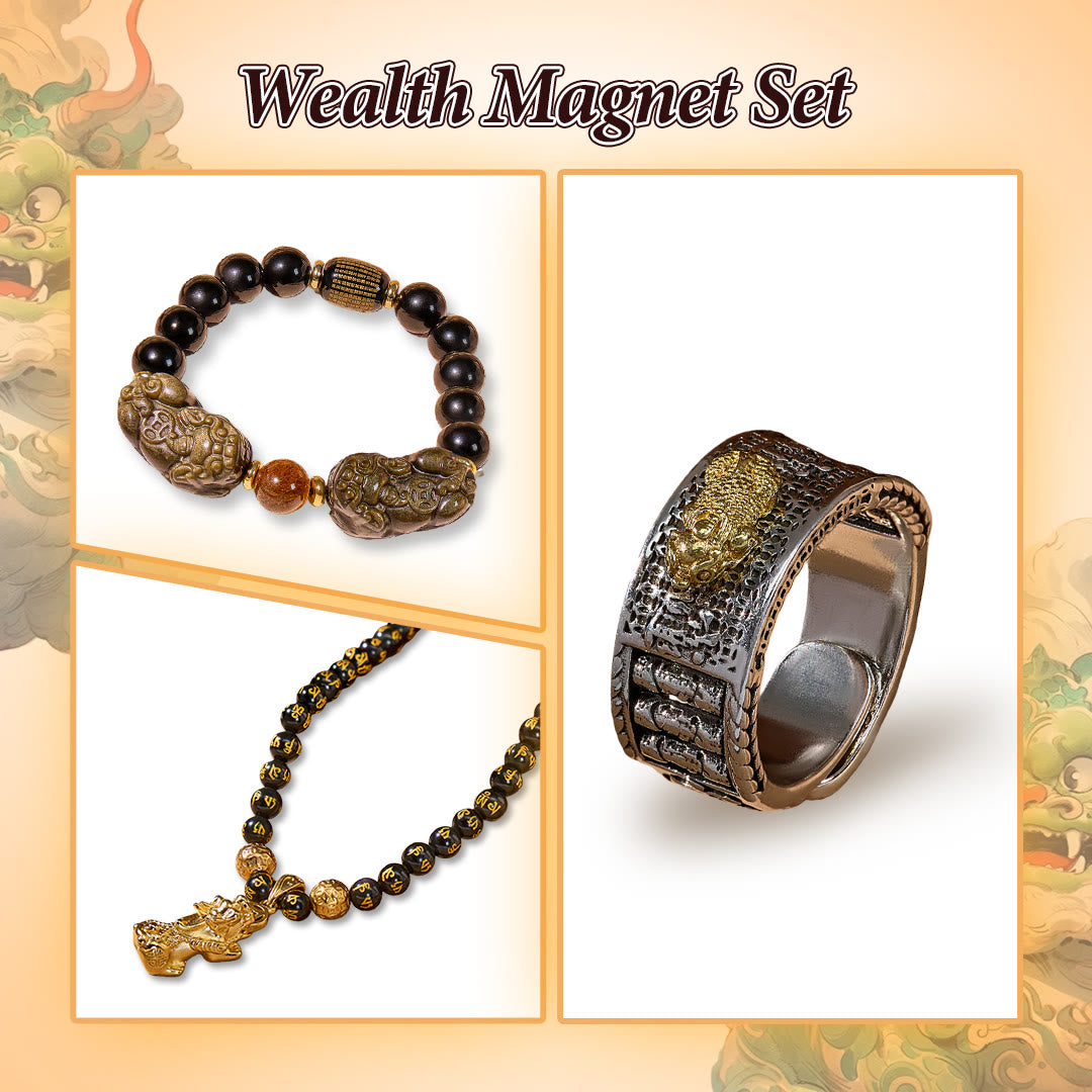 FuAttract Wealth Magnet Set Fortune-Attracting Pixiu Series - Wealth Magnet Set - image 0