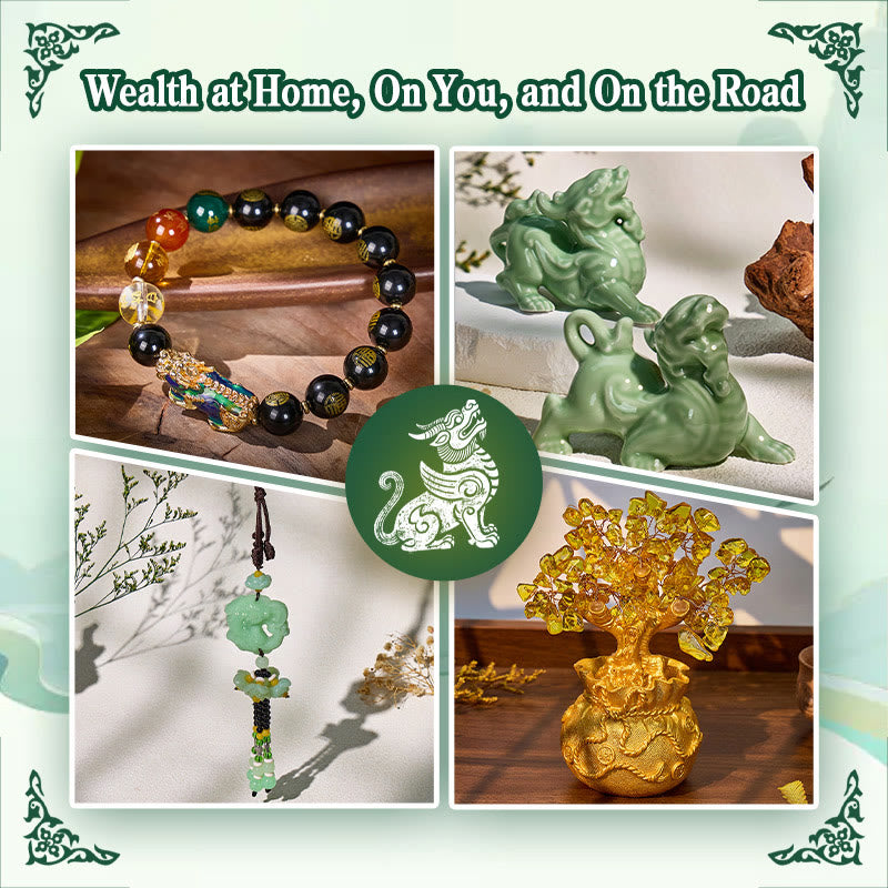 FuAttract Wealth at Home, On You, and On the Road - Four-Piece Guardian Set - Four-Piece Guardian Set - image 0