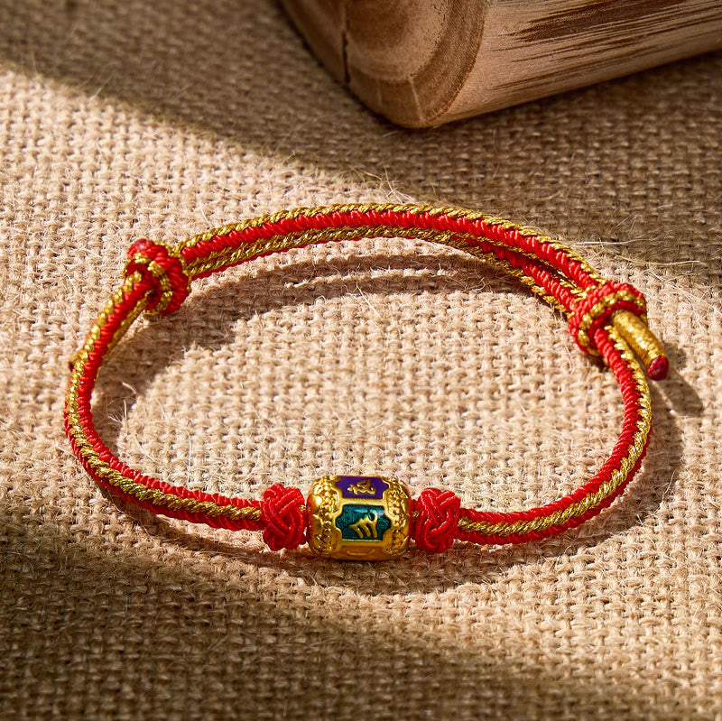 FuAttract Spiritual Energy Protection Bracelet – Tibetan Om Mani Padme Hum - String - image 0
