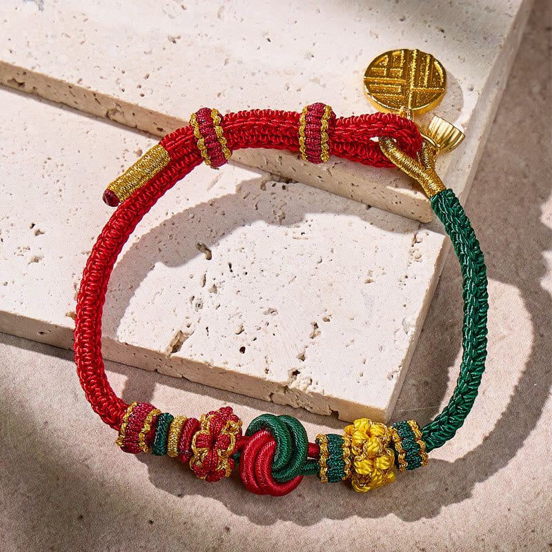 FuAttract Fortune Harmony Ruyi Knot Red String Bracelet - image 2