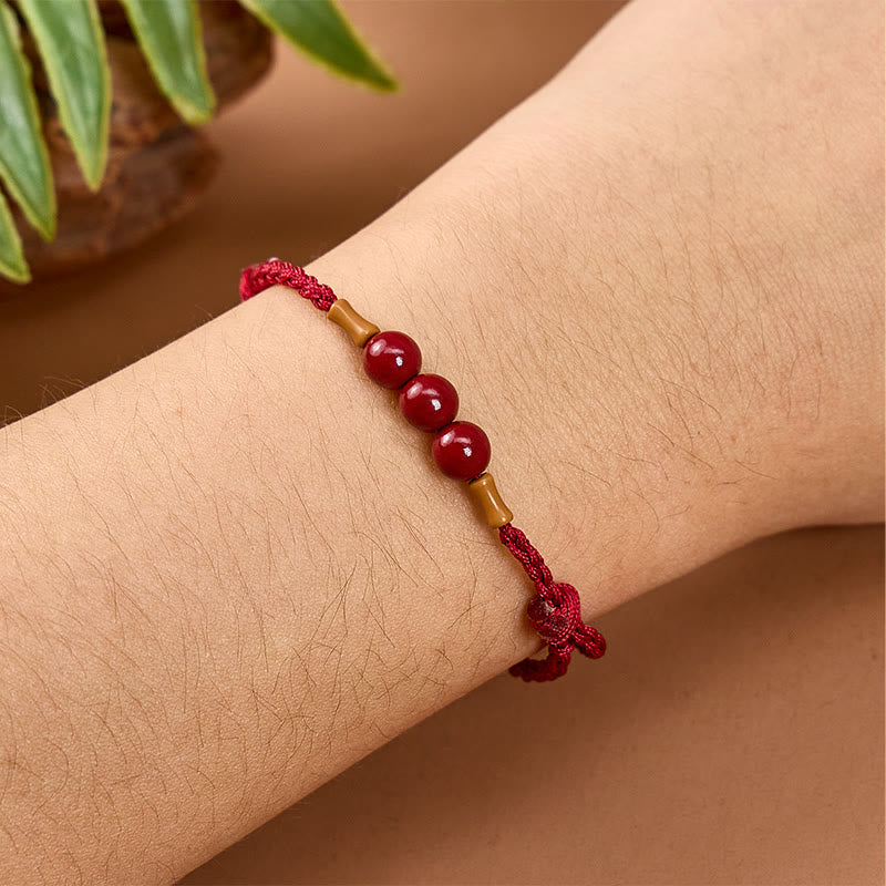 FuAttract Peace & Protection Cinnabar Red String Bracelet - image 3