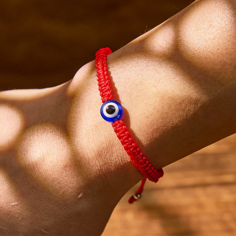 FuAttract Evil Eye Protection Handmade Red String Bracelet - image 4