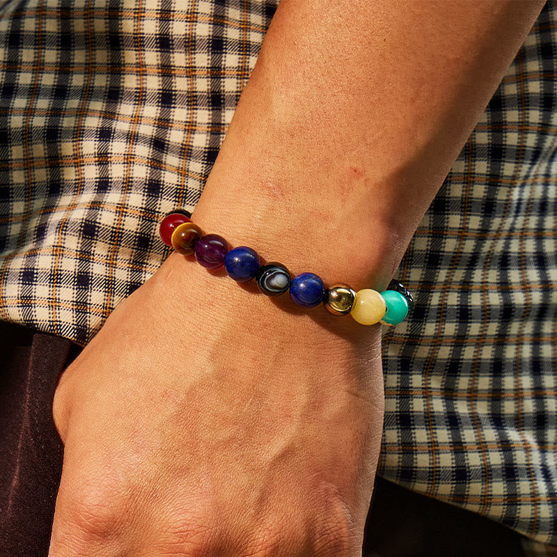 FuAttract Feng Shui Super 9 Chakra Natural Stone Bracelet - image 4