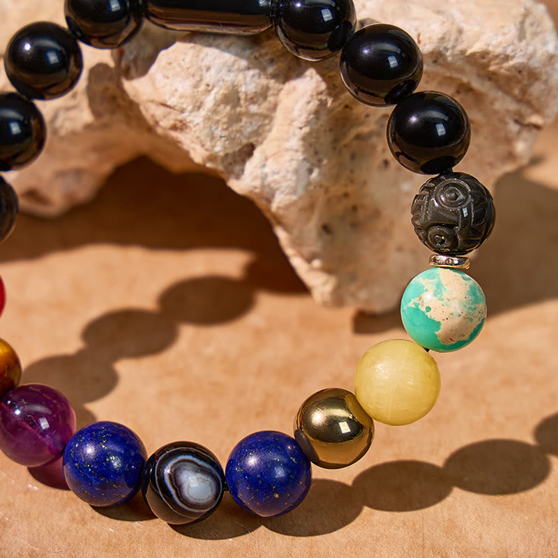 FuAttract Feng Shui Super 9 Chakra Natural Stone Bracelet - image 6