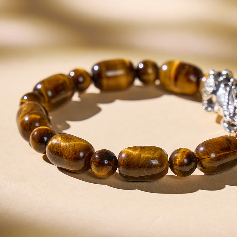 FuAttract Feng Shui Tiger's Eye Pixiu Bracelet for Wealth, Luck & Empowered Energy - image 4